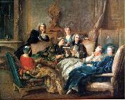 A reading of Moliere, Francois de Troy